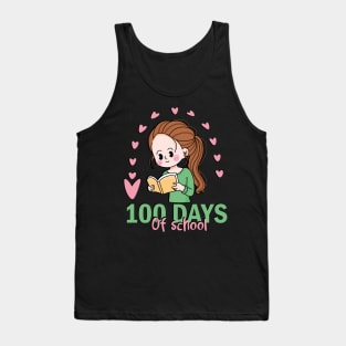100th Day of School Girls Teacher Tank Top
